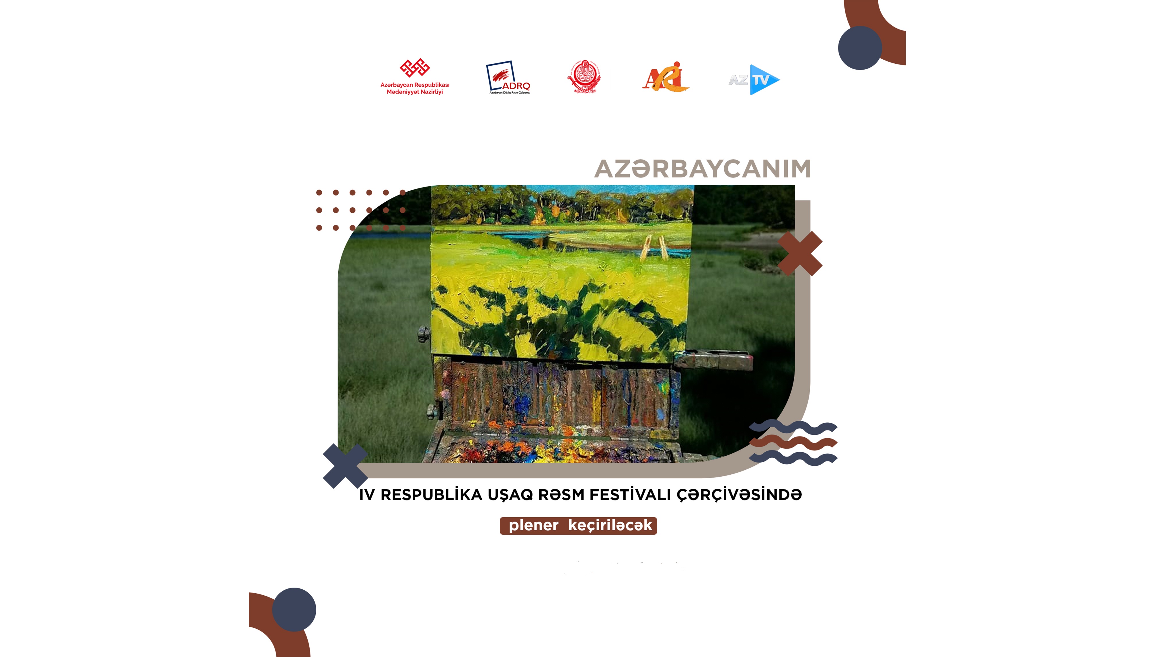 The next plein air will be dedicated to the National Salvation Day as part of the 4th Republican Children's Art Festival "My Azerbaijan"