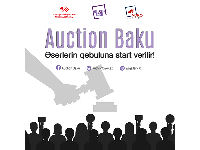 The next auction of works of art will be held in Azerbaijan.