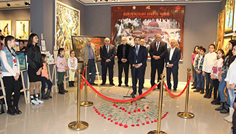 The final exhibition of the republican children's drawings " Freedom Lovers day-20 January" was held
