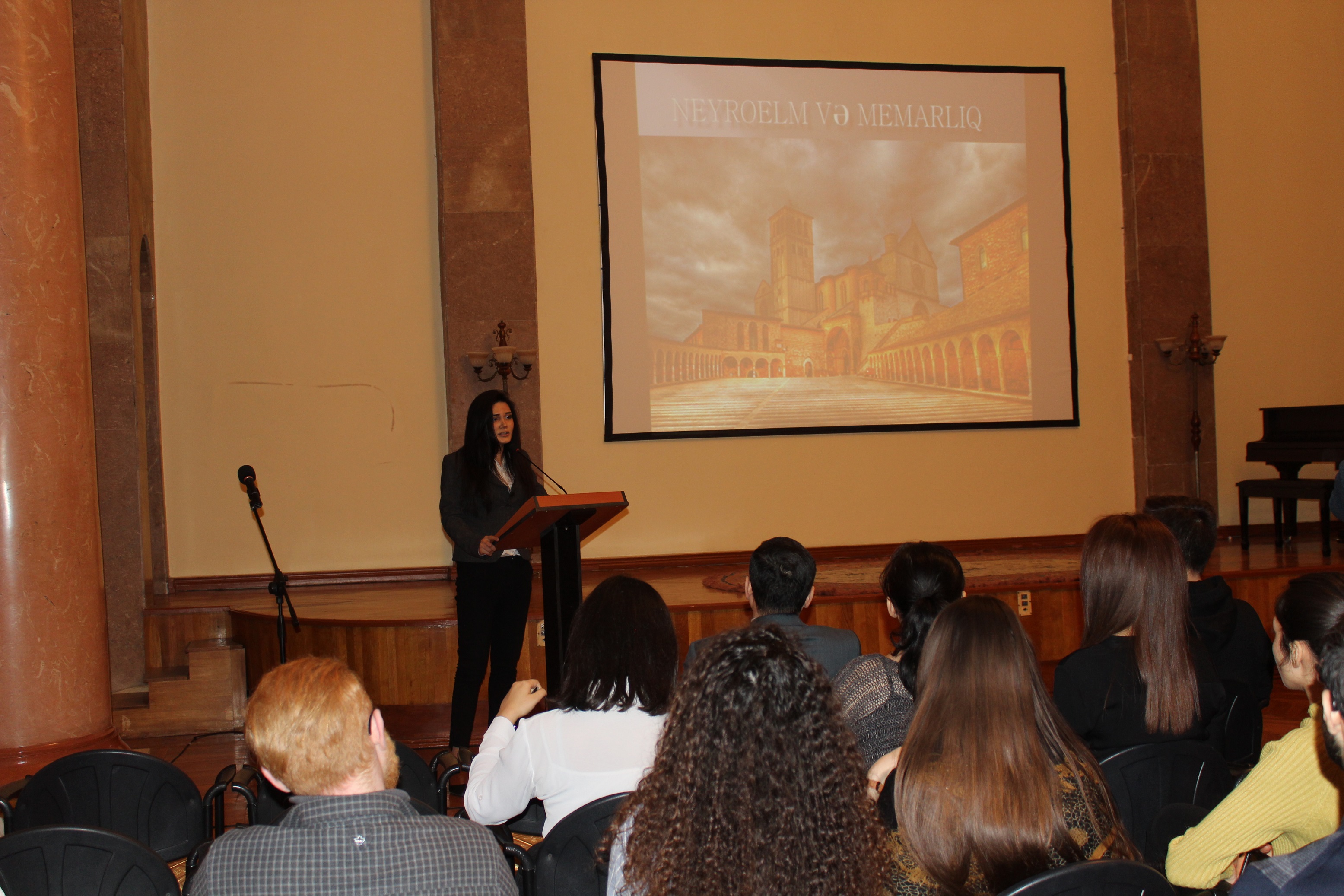 The seminar on "Neuroscience and Architecture" was held in the Assembly Hall of the Museum Center