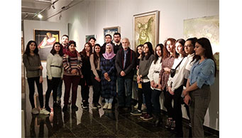 Meeting with People's Artist of Azerbaijan Agaali Ibrahimov.