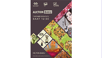 The next auction of art pieces will be held in the hotel “Hilton Baku”.
