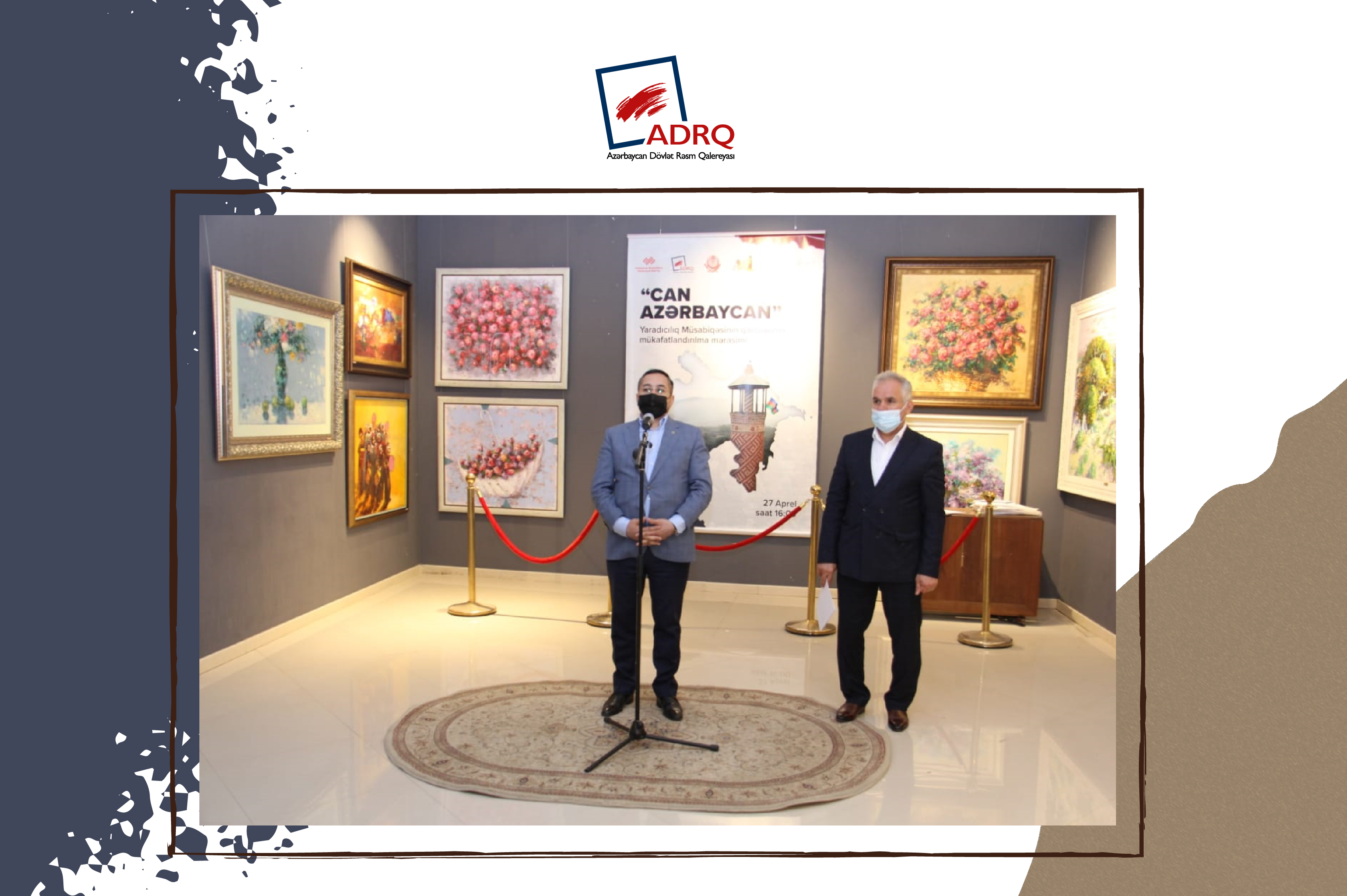 The awarding ceremony of the winners of the “Jan Azerbaijan” creativity competition and the opening ceremony of the Khatai Watercolor Gallery were held. + Photo